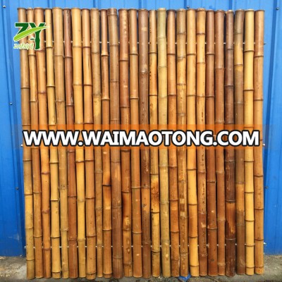 SPECIAL !! ZY-315 Bamboo Fence Panel Carbonized Brown Carbonising Bamboo Panels Brown Colour Bamboo Panels !